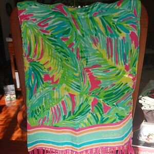 Lilly Pulitzer The Lilly Scarf in "Tropical Storm" EUC